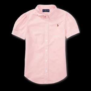 Yellow Ralph Lauren oxford shirt